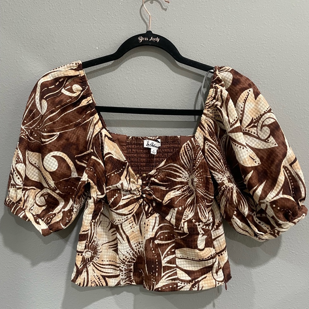 Sam Edelman Women's Karen Puff Sleeve Top (S)